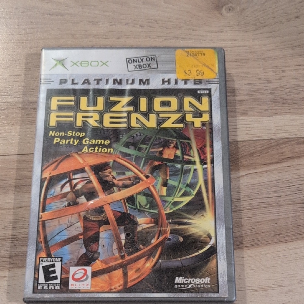 Microsoft Fuzion Frenzy for Xbox - Silver and Black
